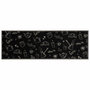 Voir la diapositive 2 : VIDAXL Tapis de cuisine lavable imprime Morning noir 60x180 cm velours