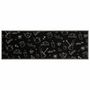 Voir la diapositive 2 : VIDAXL Tapis de cuisine lavable imprime Morning noir 60x180 cm velours