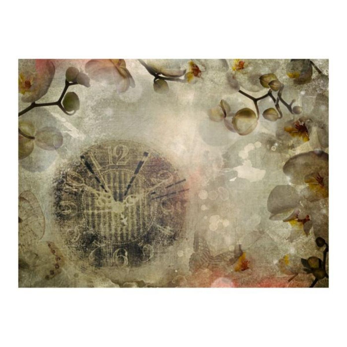 Paris Prix Papier Peint  Horloge Vintage