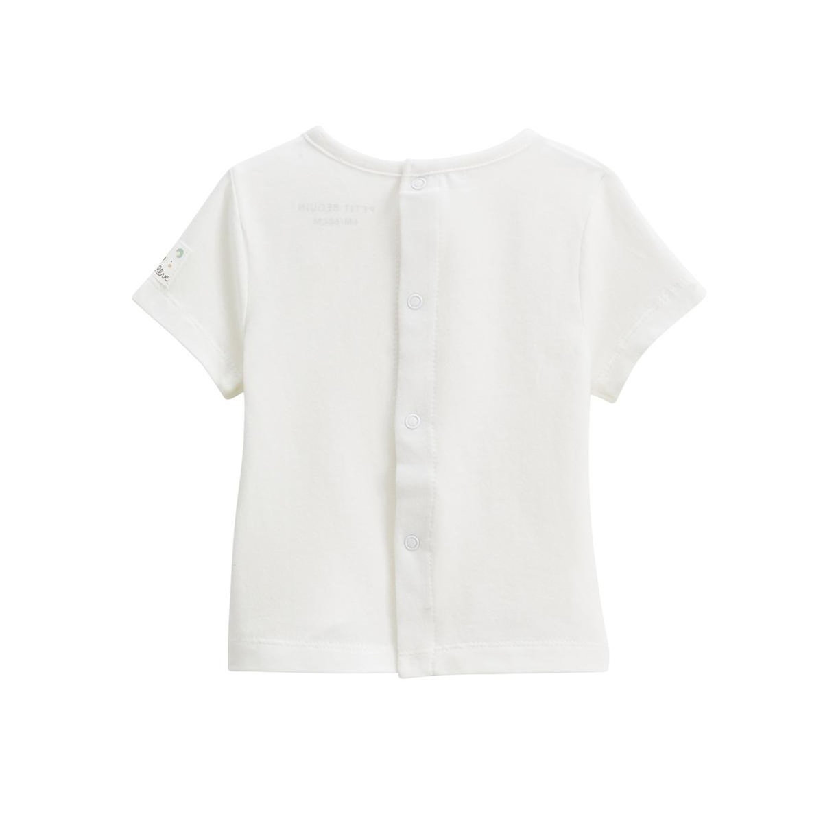 Petit Béguin Ensemble barboteuse bébé en gaze de coton et t-shirt Mini Rêve