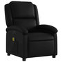 Voir la diapositive 4 : VIDAXL Fauteuil de massage inclinable electrique noir similicuir