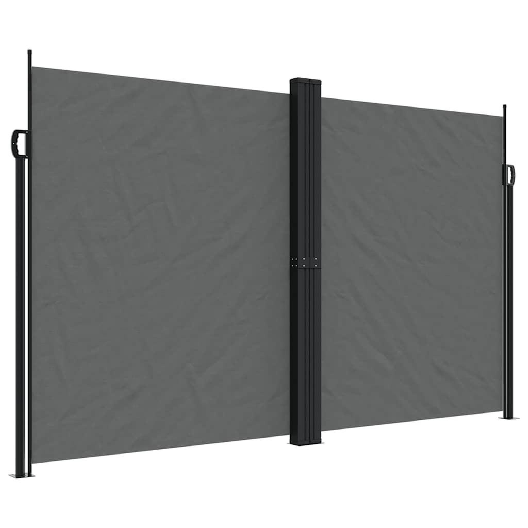 Voir la diapositive 2 : VIDAXL Auvent lateral retractable Anthracite 200x1200 cm