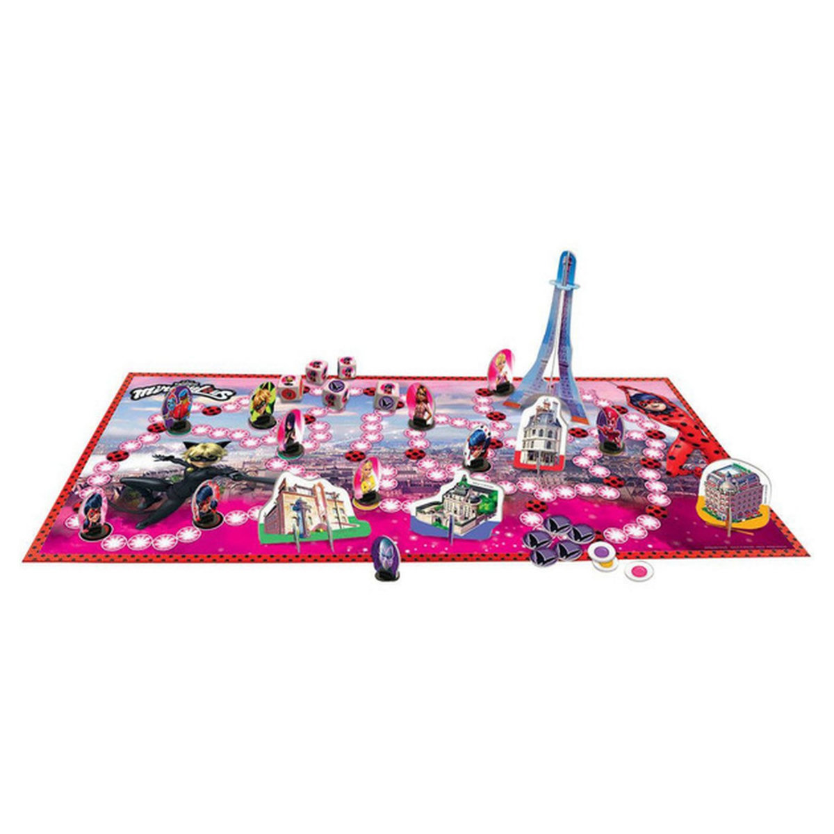 EDUCA Jeu Ladybug à la poursuite de Papillon - Miraculous