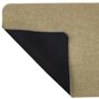 Voir la diapositive 2 : Paris Prix Tapis Déco Tissé Uni  Manea  45x120cm Beige