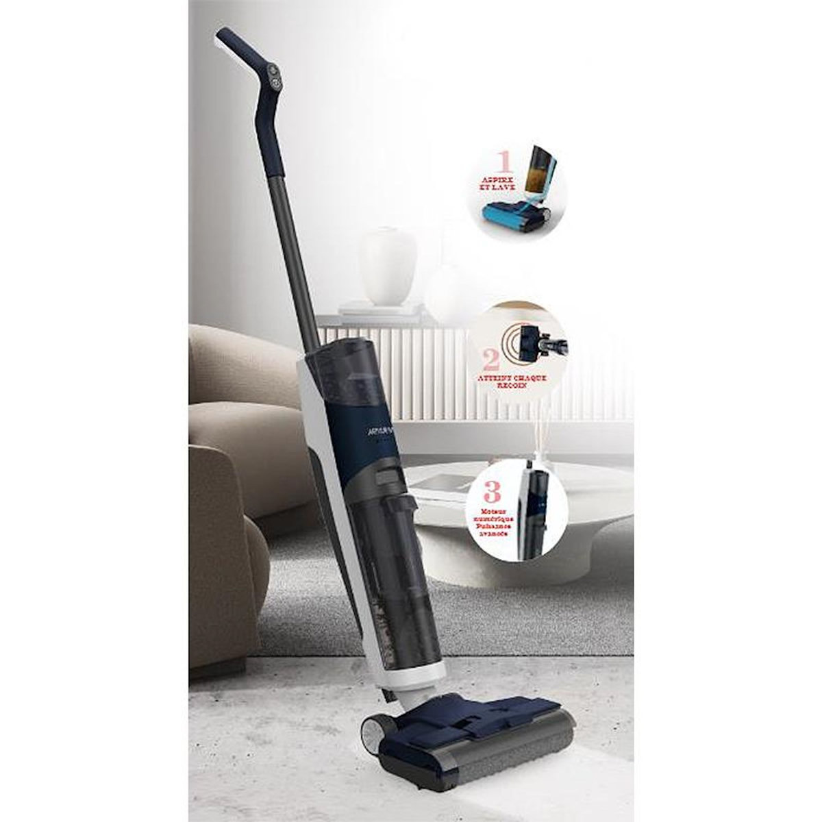 Arthur Martin Aspirateur-laveur sans fil 150w - amwd150