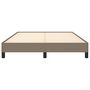 Voir la diapositive 5 : VIDAXL Cadre de lit sans matelas taupe 140x190 cm tissu
