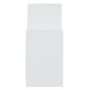 Voir la diapositive 6 : VIDAXL Armoire latérale Blanc 60x26x60 cm Aggloméré