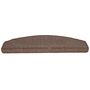 Voir la diapositive 4 : VIDAXL Tapis d'escalier 15 pcs Marron cafe 65 x 24 x 4 cm
