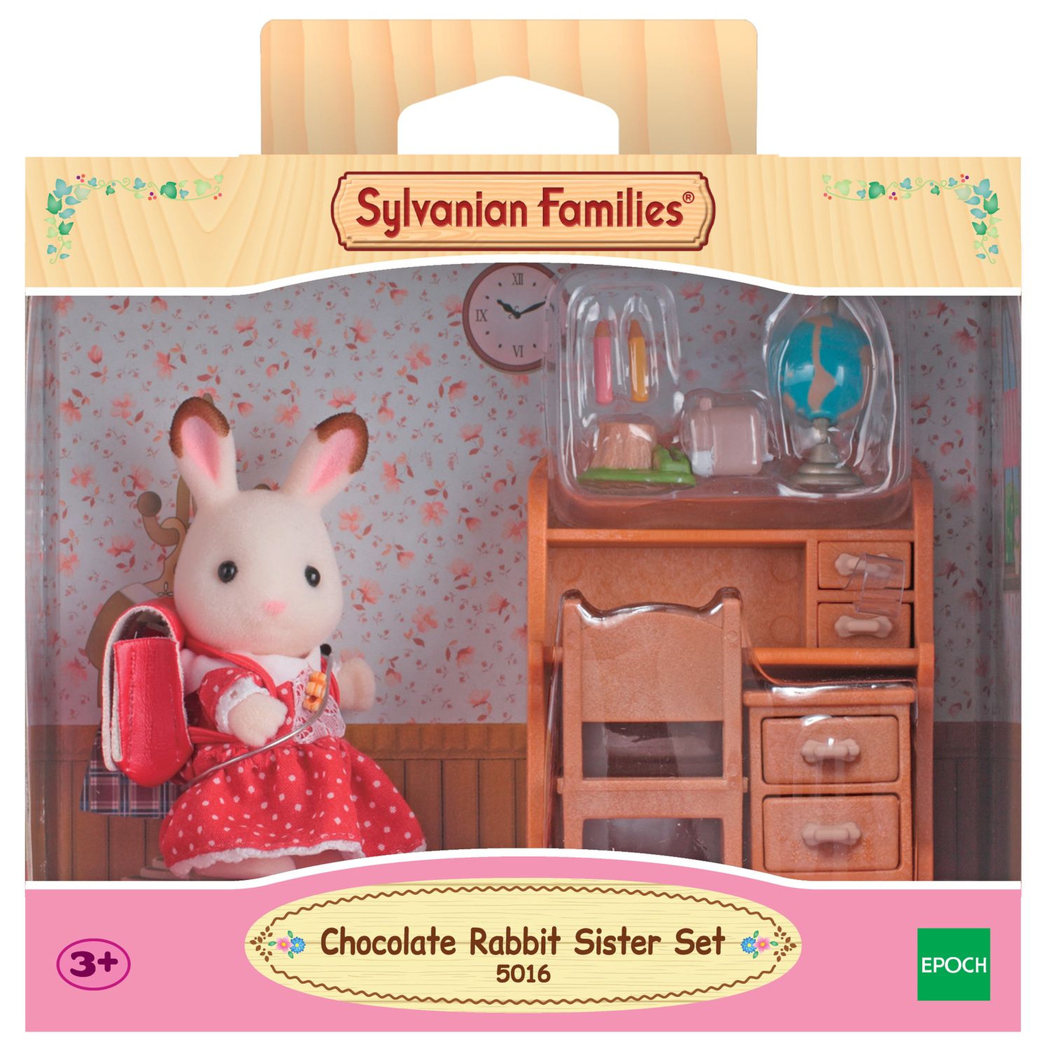 Voir la diapositive 3 : Sylvanian families 5016 - Fille lapin chocolat bureau - Sylvanian Families