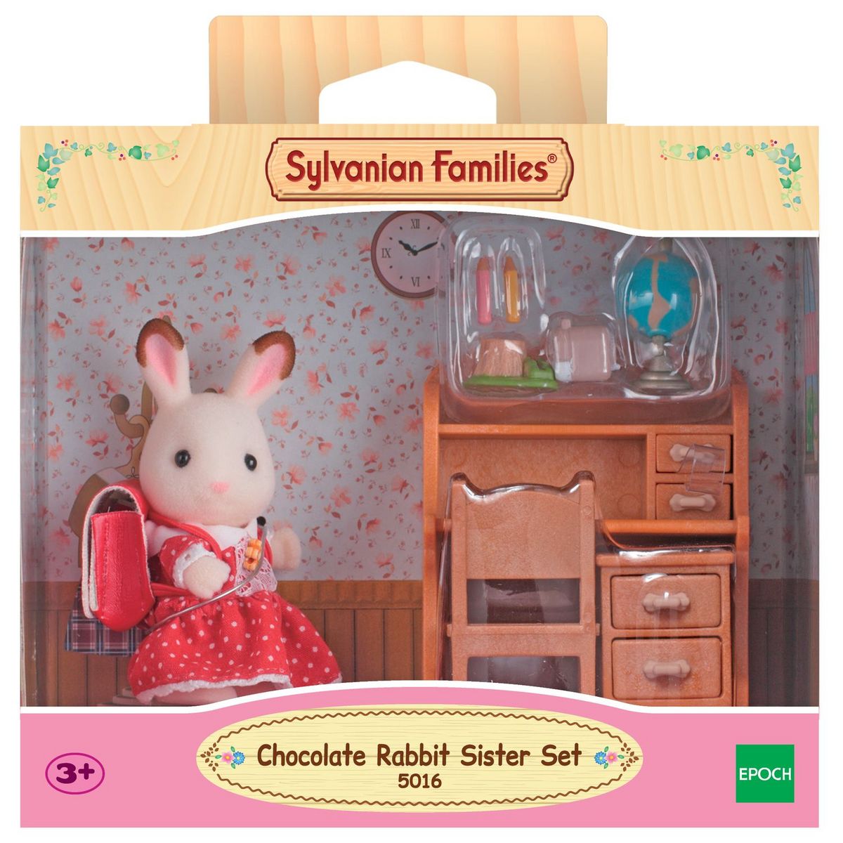 Sylvanian families 5016 - Fille lapin chocolat bureau - Sylvanian Families