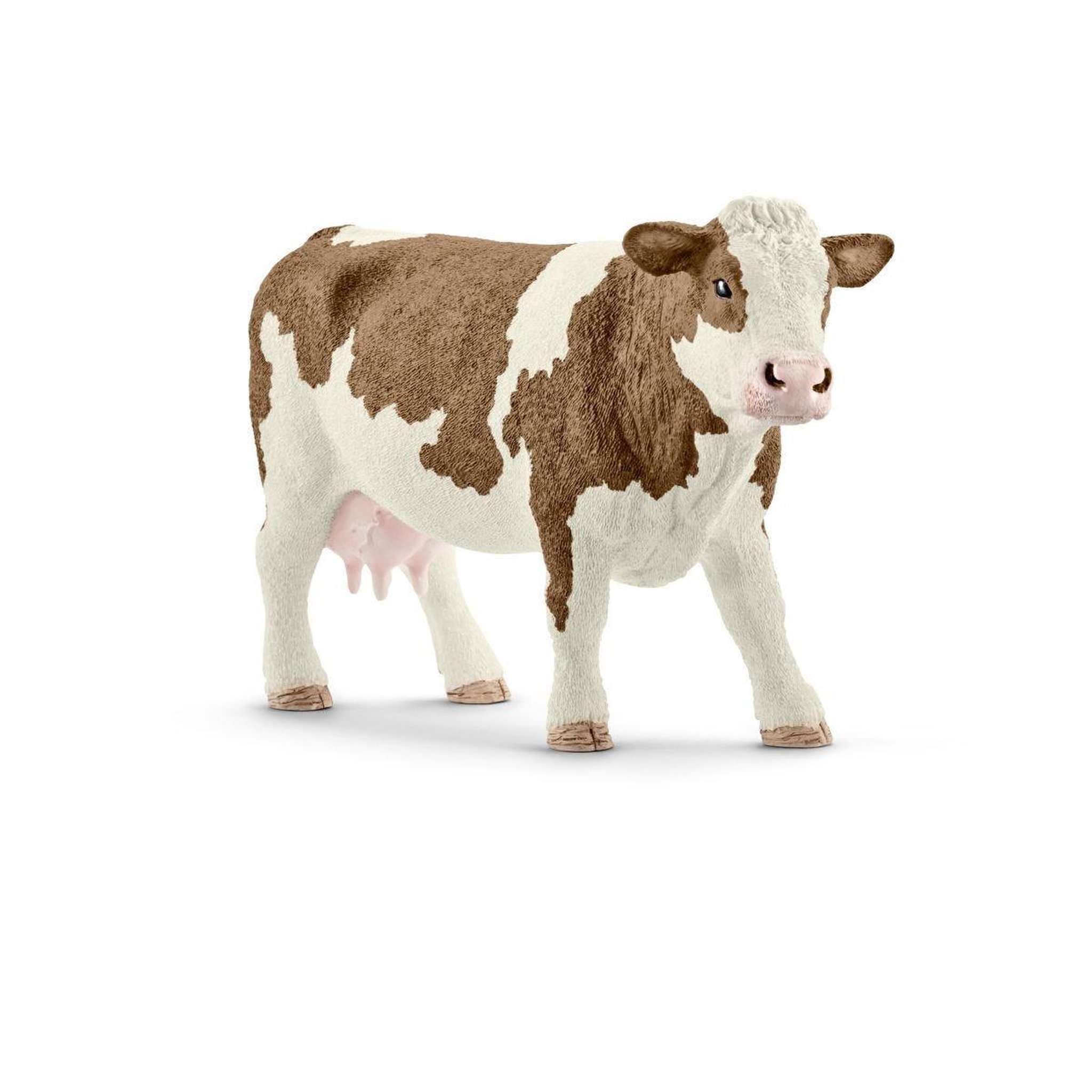 Voir la diapositive 2 : Schleich 13801 Vache Simmental Francaise