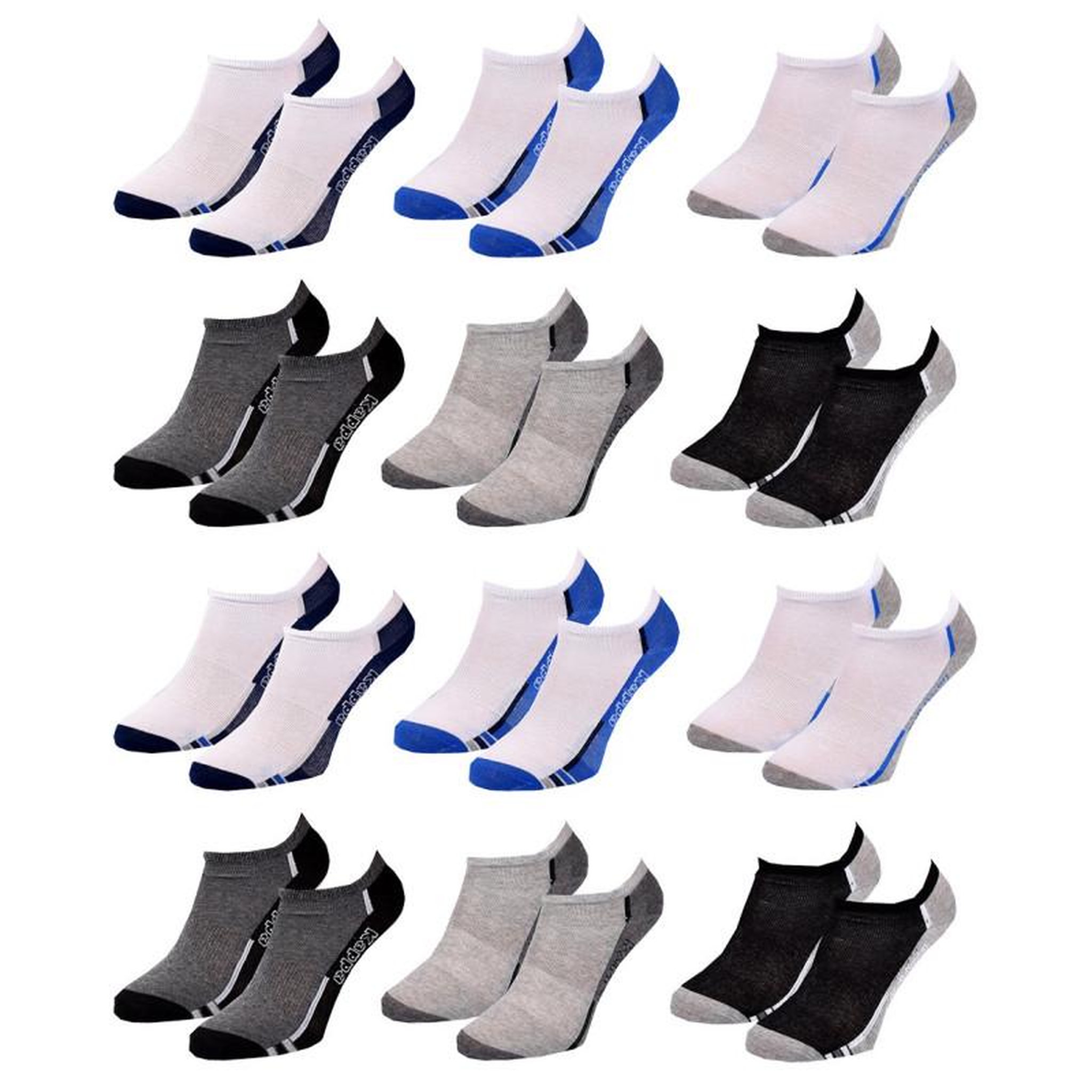 Voir la diapositive 2 : KAPPA Chaussettes Enfant SNEAKER KAPPA Lot de 12
