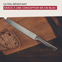 Voir la diapositive 4 : NIROSTA Couteau à pain en inox 33,5 cm en tout Nirosta