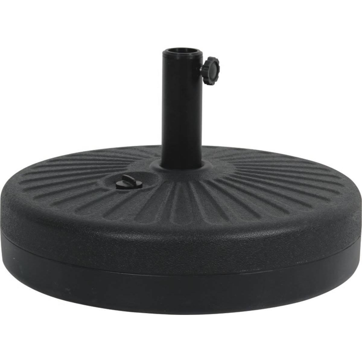 Habitat et Jardin Dalle circulaire à lester pour parasol de jardin - Noir
