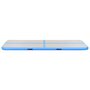 Voir la diapositive 6 : VIDAXL Tapis gonflable de gymnastique avec pompe 400x100x10cm PVC Bleu