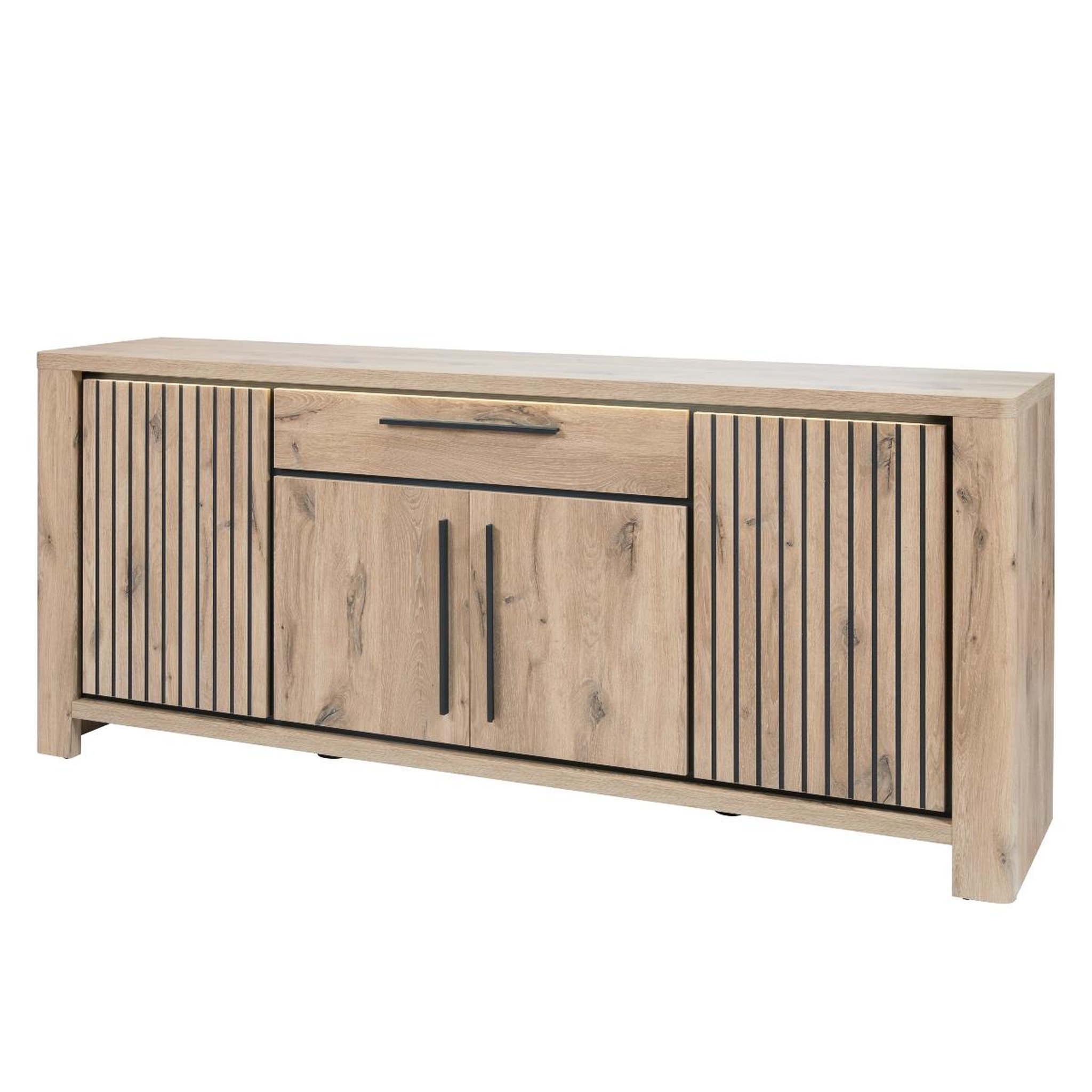 JLC KREATION Buffet bas industriel avec led 220 cm santorini