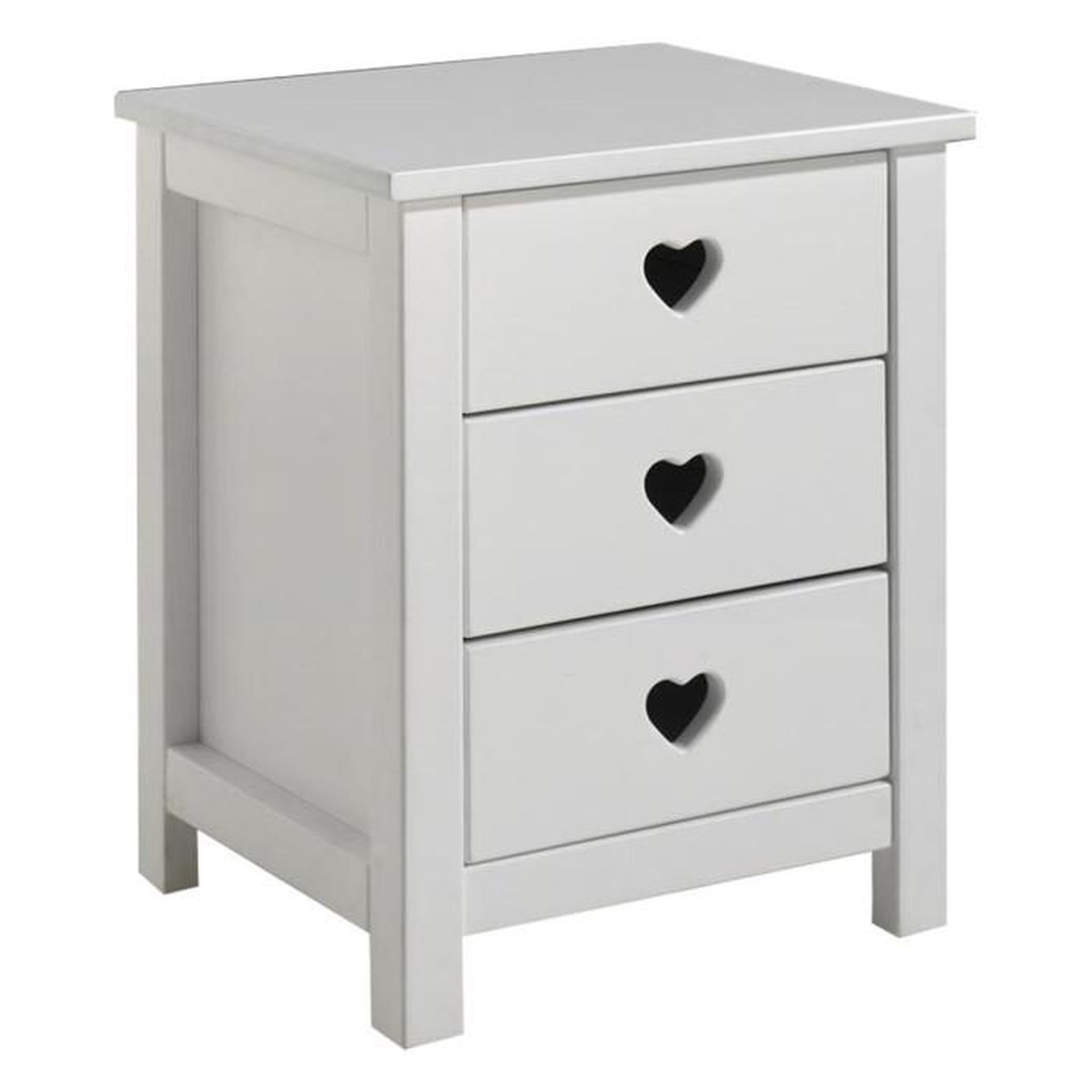 Voir la diapositive 3 : Paris Prix Chambre Complète Enfant 5P  Amori II  Blanc