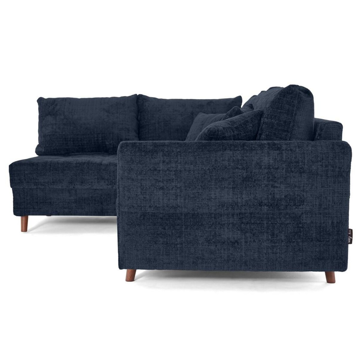 LISA DESIGN Rune - canapé d'angle gauche 4 places en velours texturé