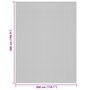 Voir la diapositive 6 : VIDAXL Tapis de tente creme 5x3 m