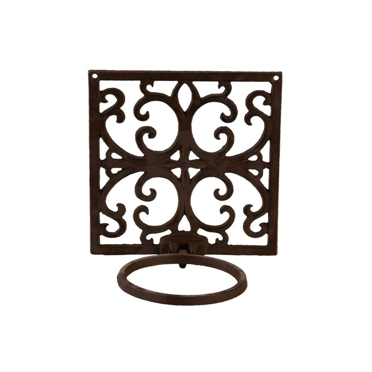 ESSCHERT DESIGN Porte-pot en fonte classique - 19,8 x 16,5 x 20,3 cm - Esschert Design