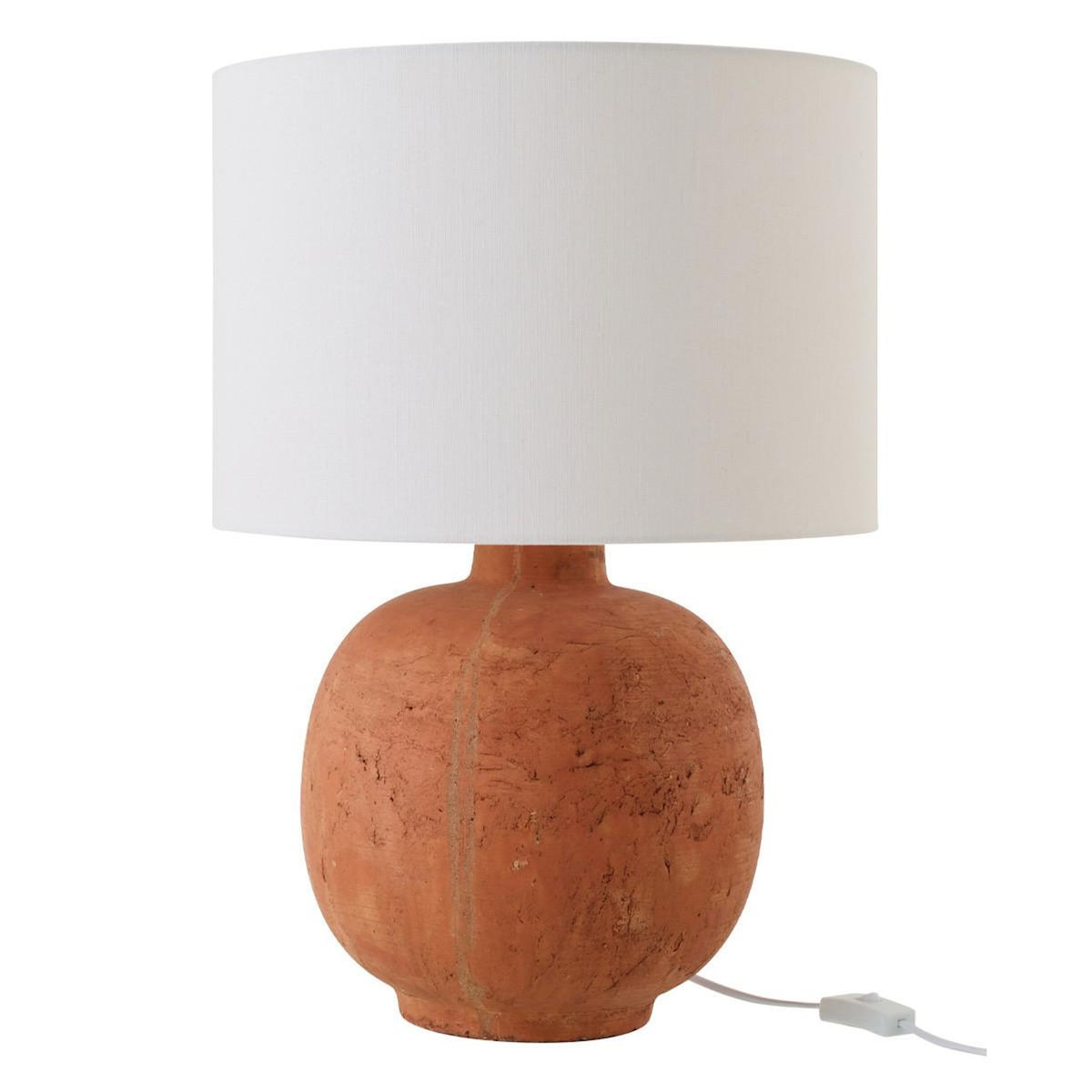 Paris Prix Lampe à Poser en Céramique  Balle  57cm Terracotta