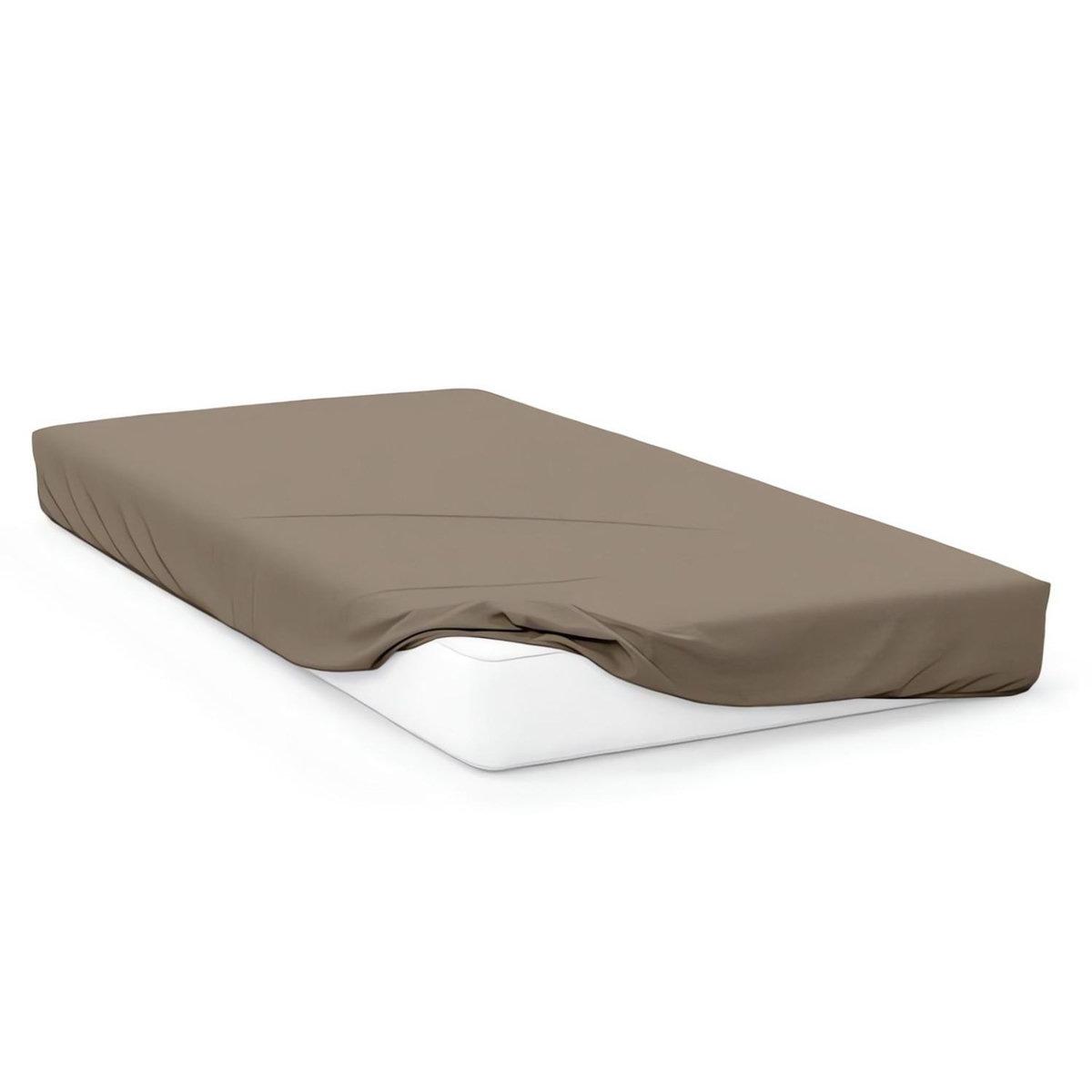SOLEIL D'OCRE Drap housse en coton uni 57 Fils/cm2 par SOLEIL D'OCRE