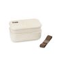 Voir la diapositive 5 : Lunch box 1,2L 2 compartiments en fibre de riz
