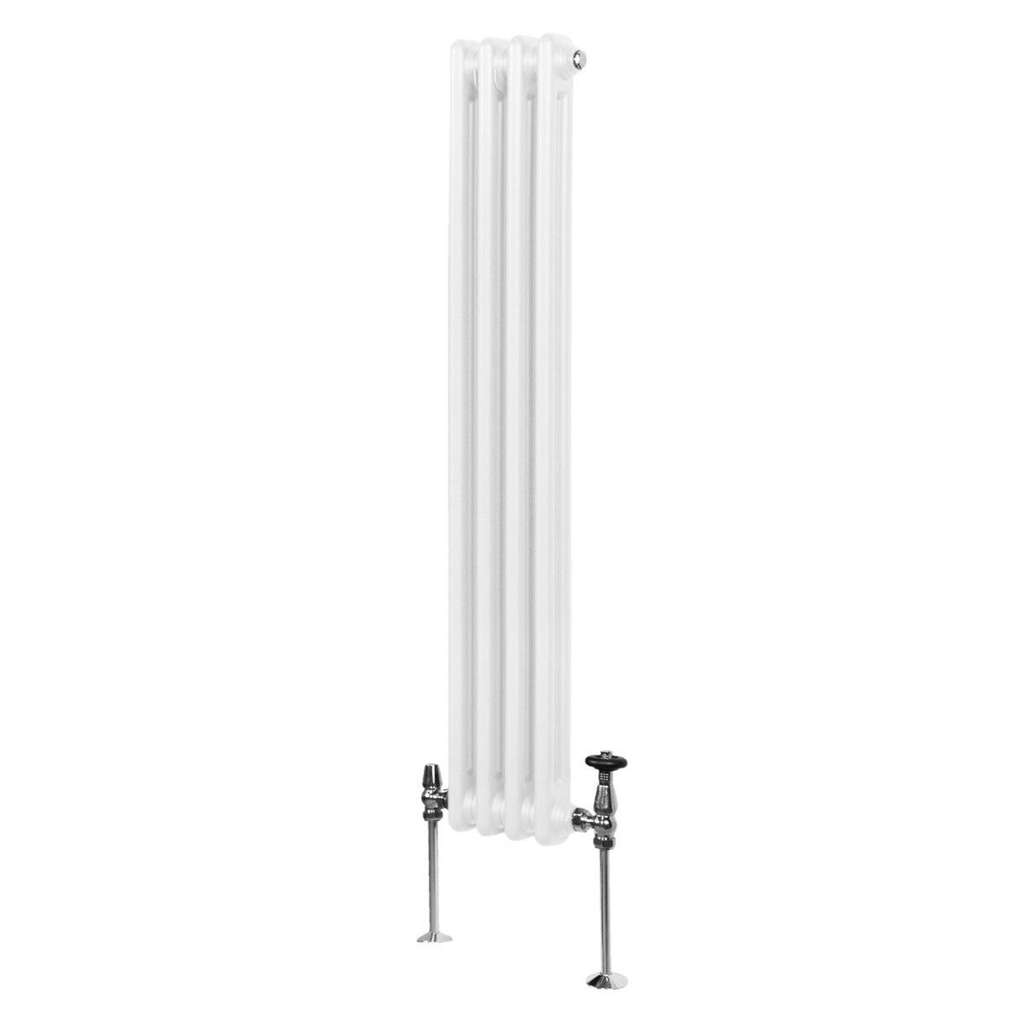 MONSTERSHOP Radiateur traditionnel à 2 colonnes – 1500 x 202 mm. Coloris disponibles : Noir, Gris, Blanc