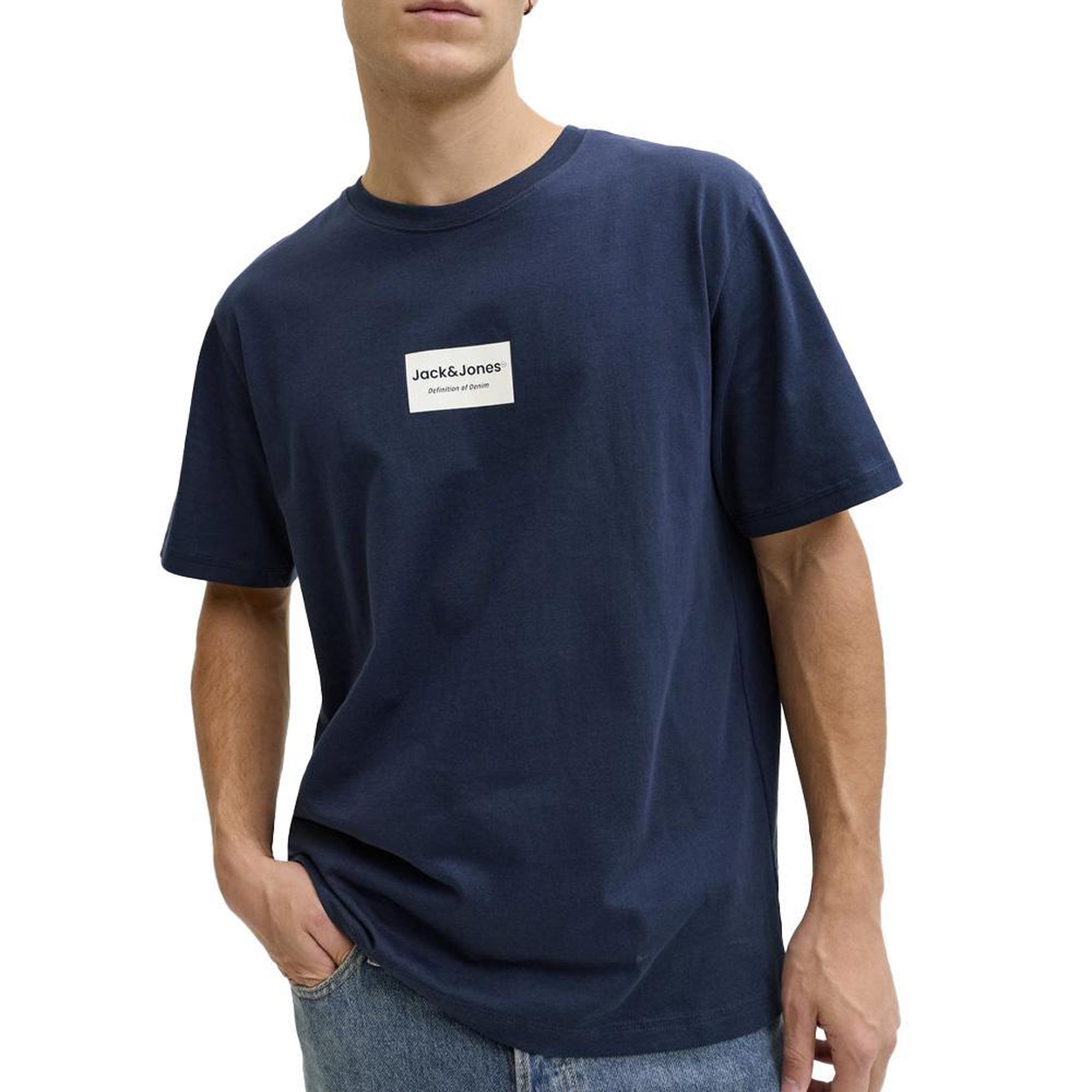 Voir la diapositive 1 : Jack & Jones T-Shirt Marine Homme Jack & Jones Jjfrank