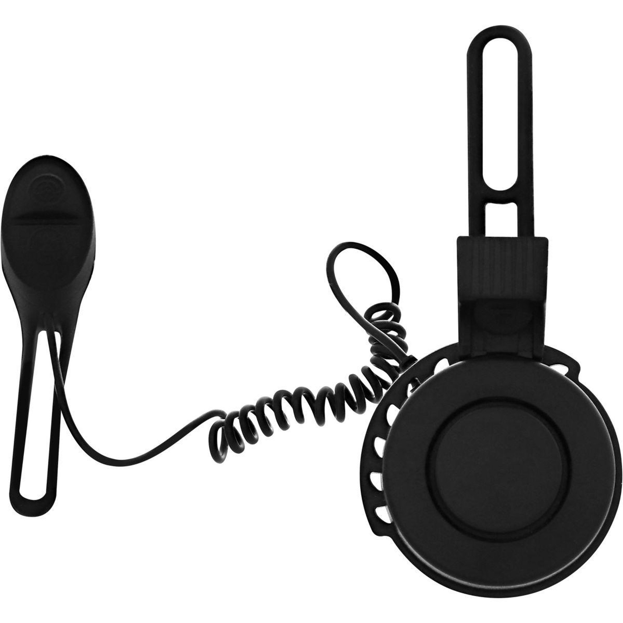 Voir la diapositive 4 : TNB Avertisseur sonore sonnette électronique pour guidon - noir