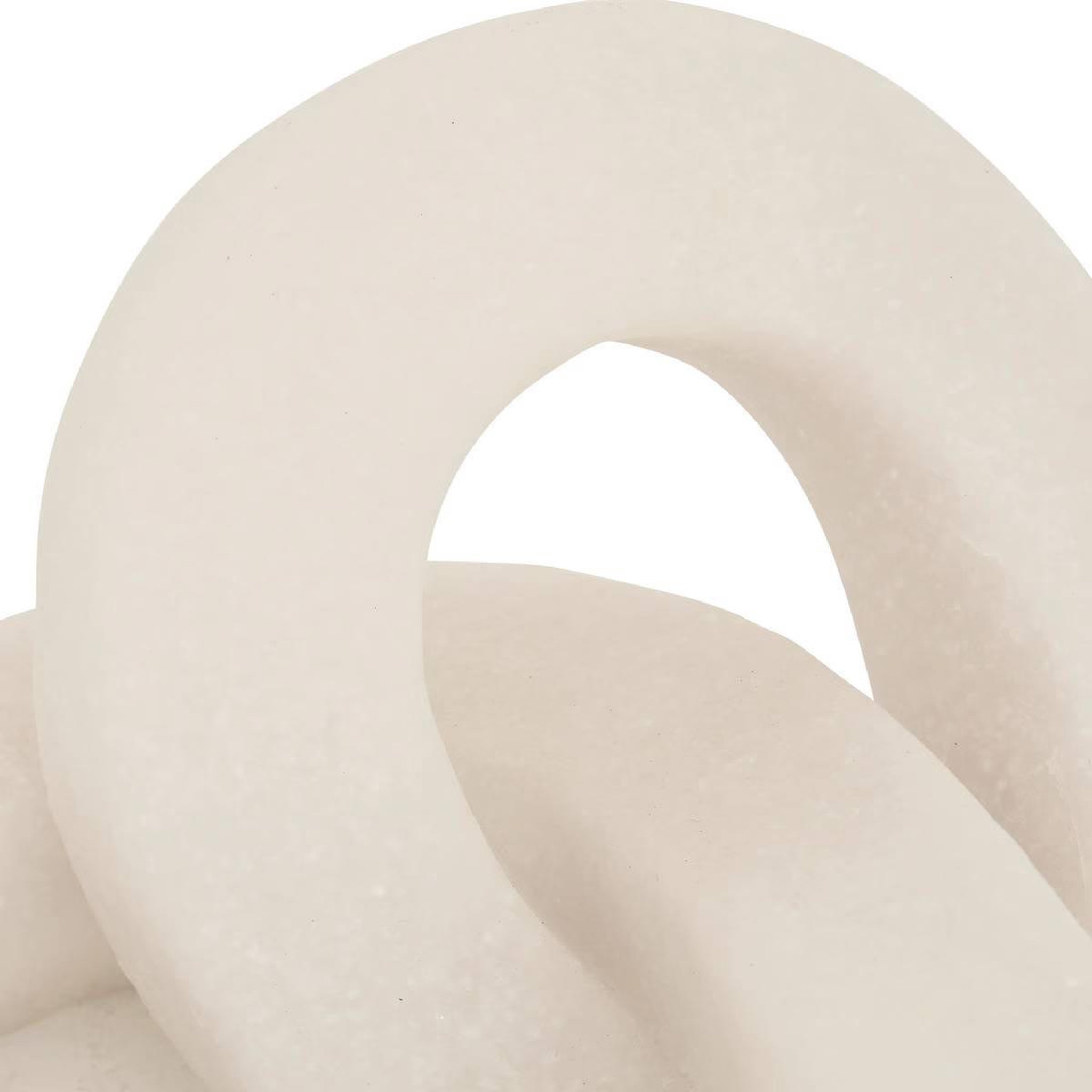 Voir la diapositive 2 : ATMOSPHERA Déco à poser en résine  louan  20cm blanc