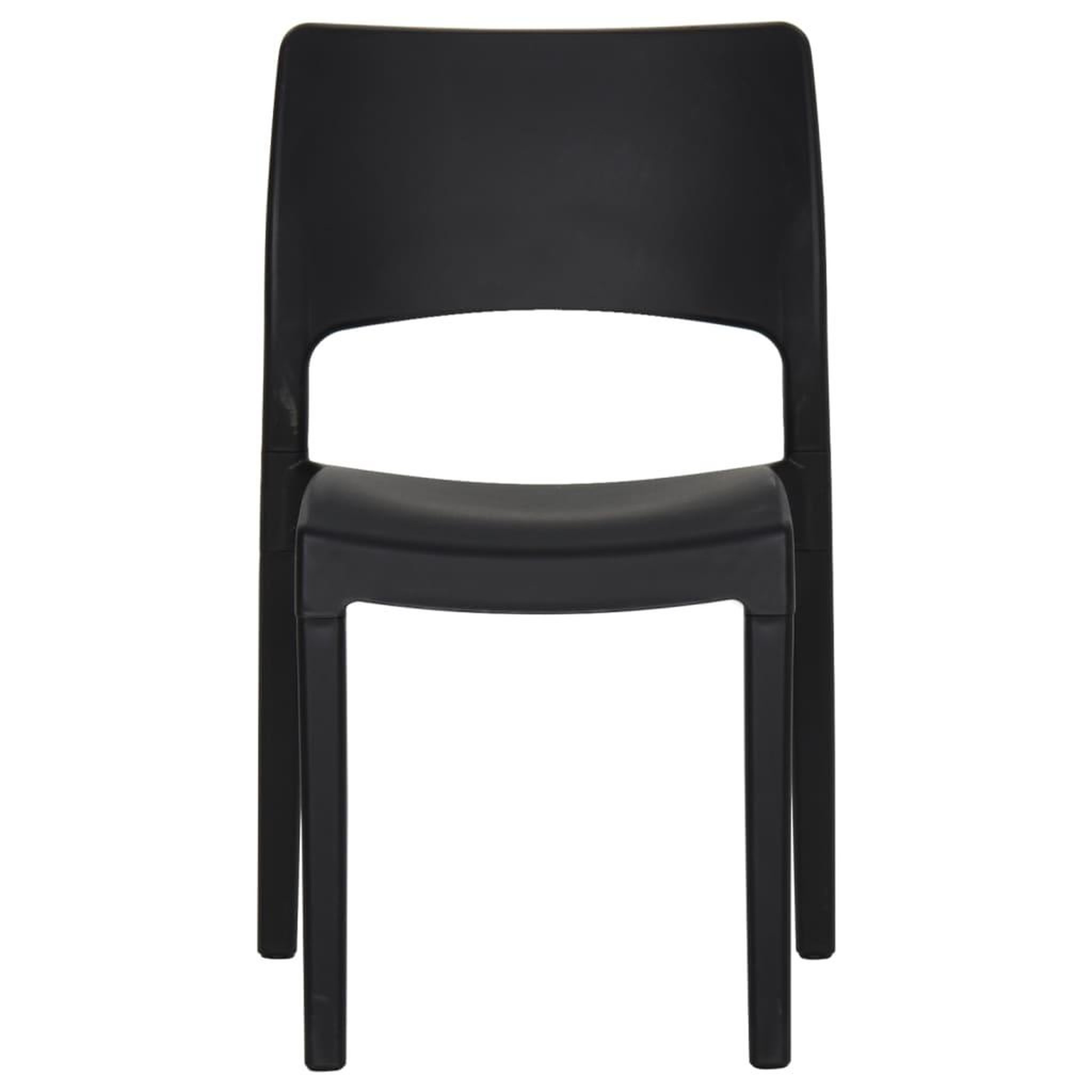 Voir la diapositive 5 : VIDAXL Chaises de jardin lot de 2 Polypropylene Anthracite