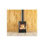 Voir la diapositive 4 : Supra Poêle à bois fonte acier 4.8kw noir - FR9016310B