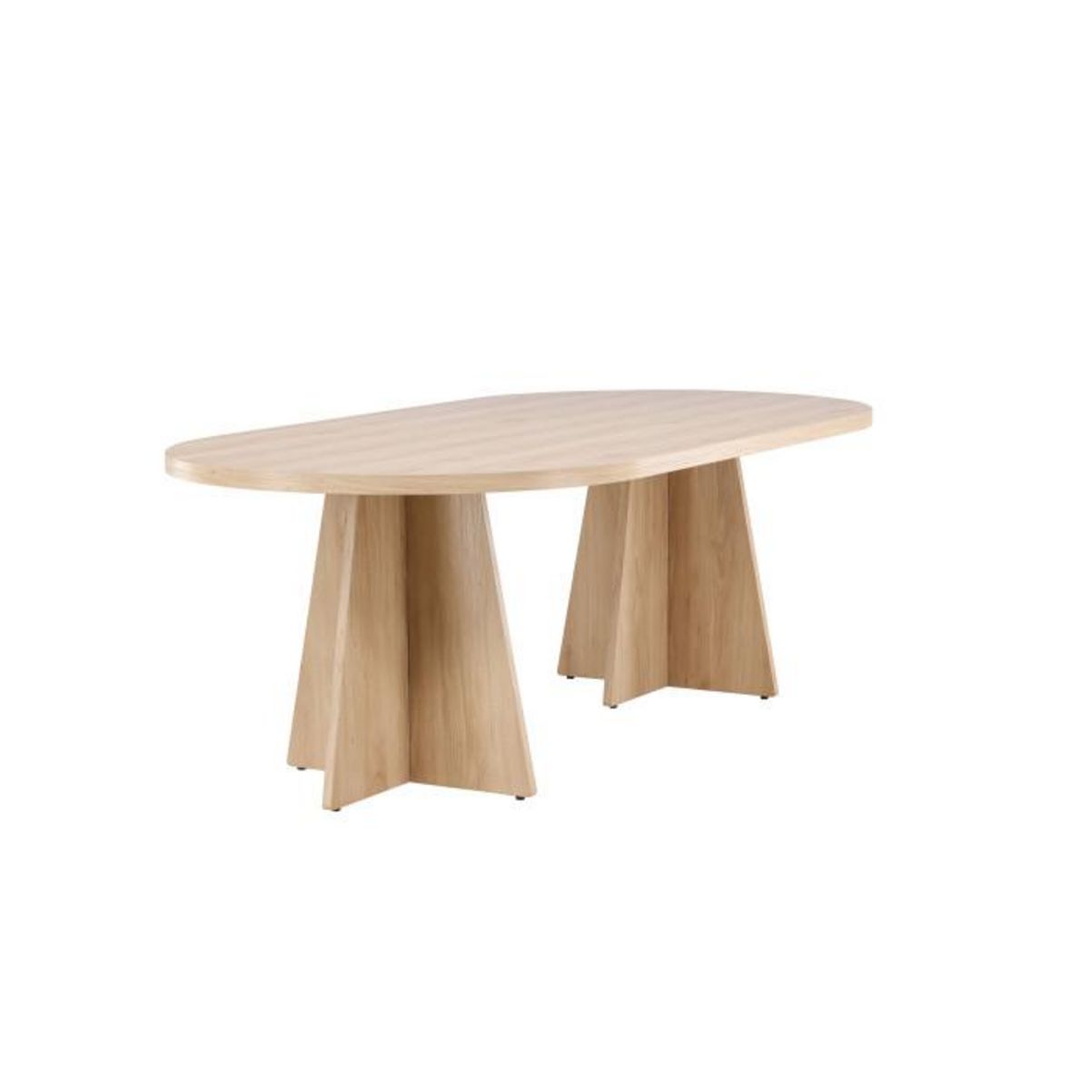 Paris Prix Table à Manger Design  Bootcut  230cm Naturel