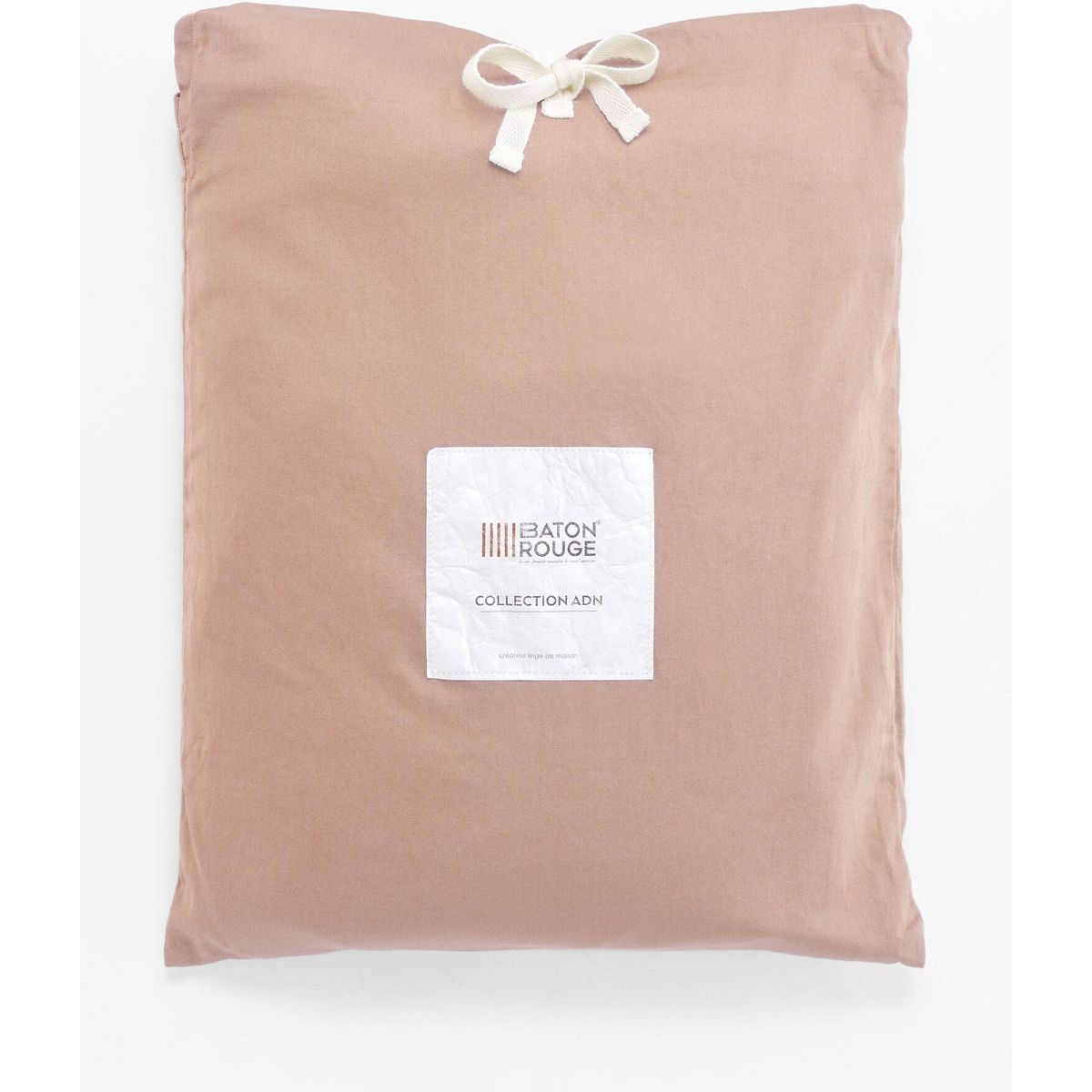 BATON ROUGE Taie d'oreiller 1pcs 65x65cm 100% satin de coton 110fils rose