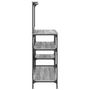 Voir la diapositive 5 : VIDAXL Support de boulanger sonoma gris 90x40x132 cm
