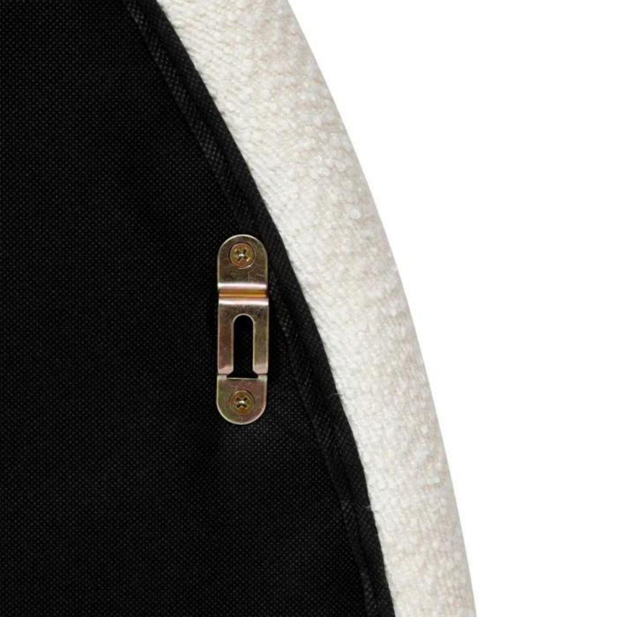 ATMOSPHERA Tête de Lit en Tissu Bouclette  Masina  163cm Ivoire