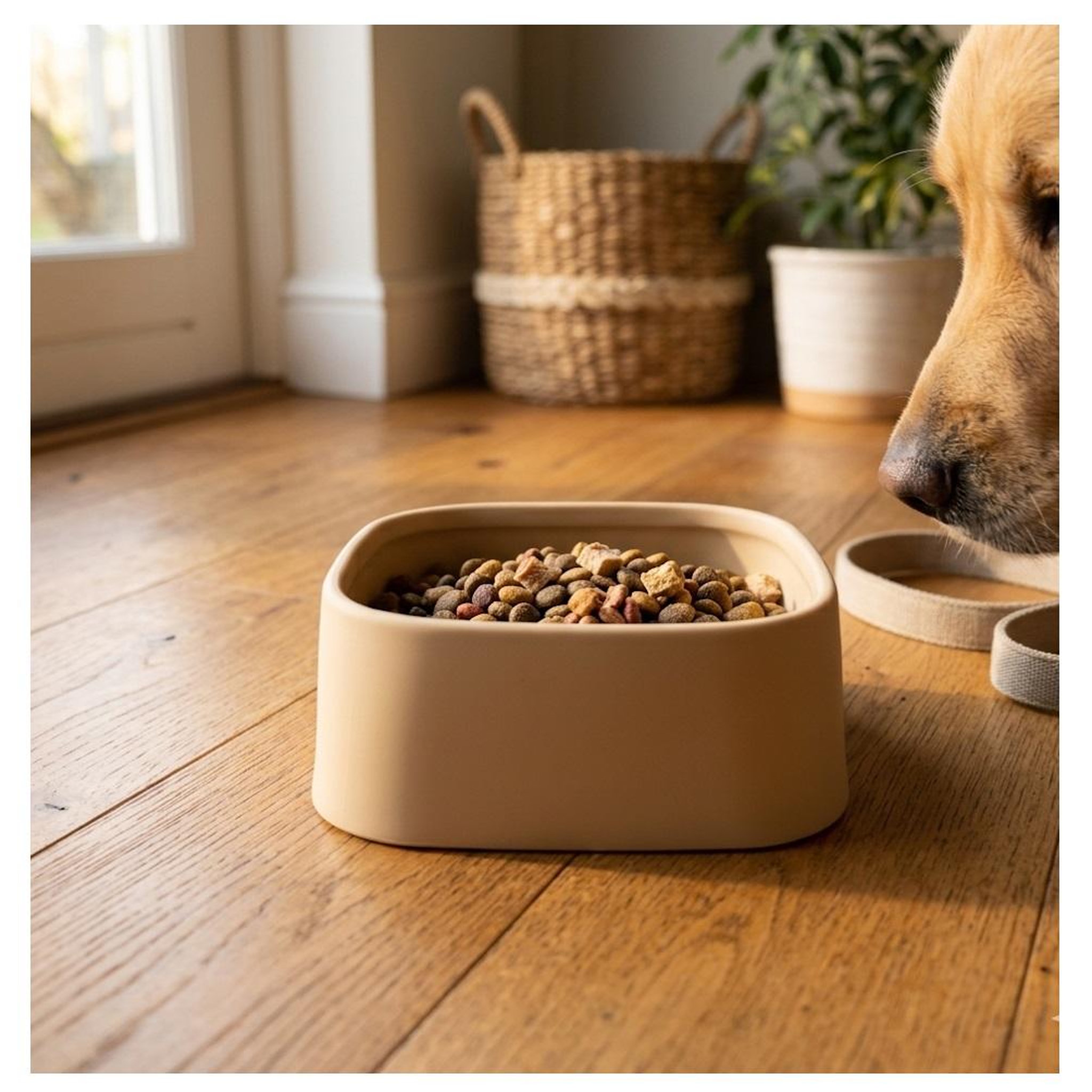Voir la diapositive 2 : Eden Gamelle carrée zara en céramique pour chien