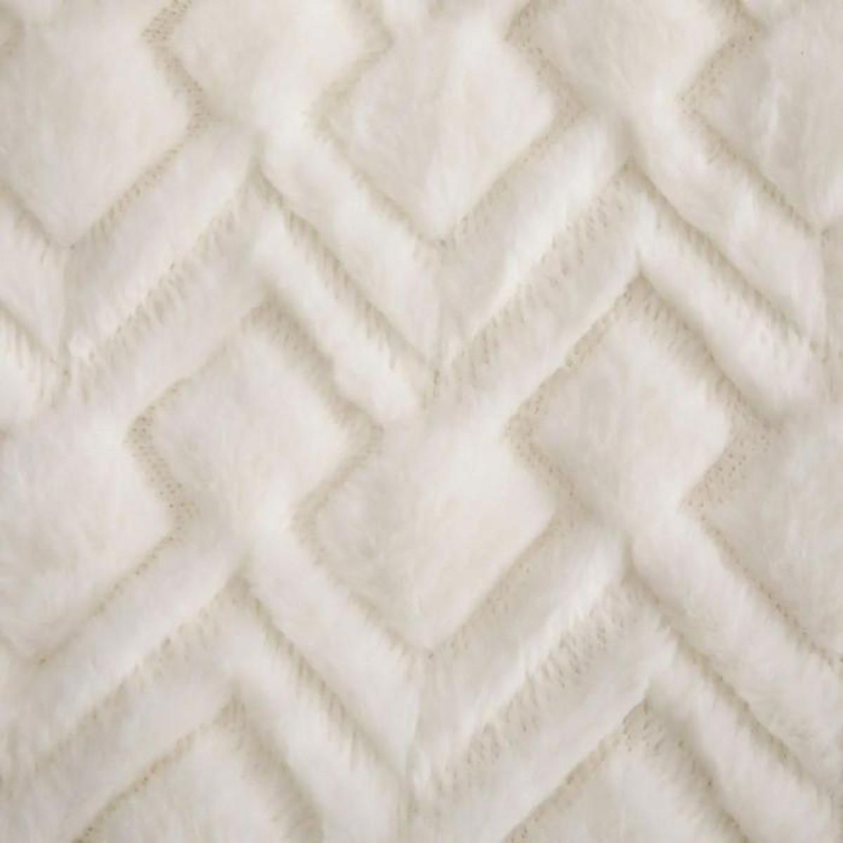 ATMOSPHERA Plaid Imitation Fourrure  Mara  120x160cm Blanc