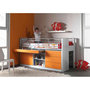 Voir la diapositive 5 : Paris Prix Lit Combiné Enfant  Bonny  90x200cm Orange