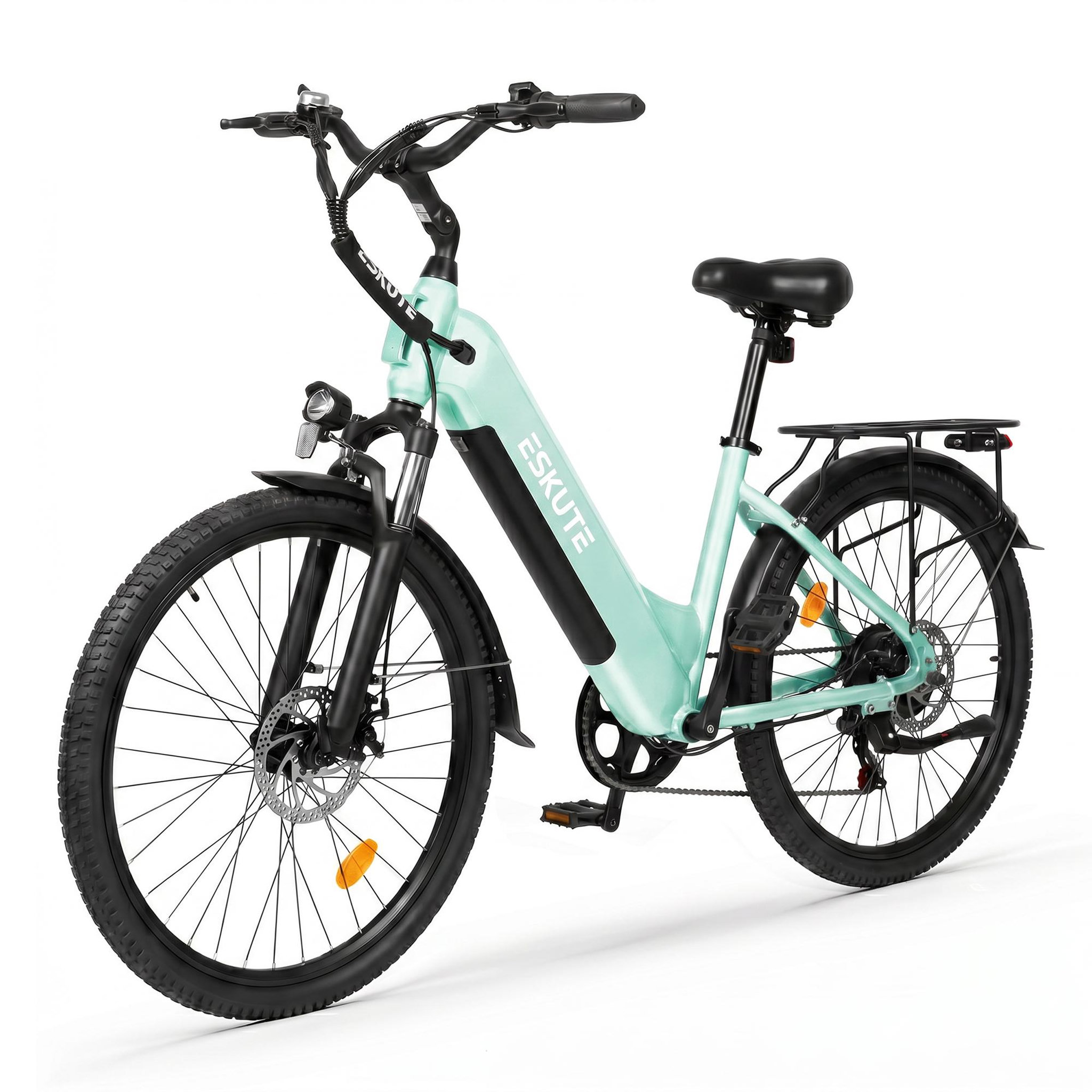 Voir la diapositive 1 : ESKUTE Vélo de ville électrique ESKUTE C202, Step-Through 26