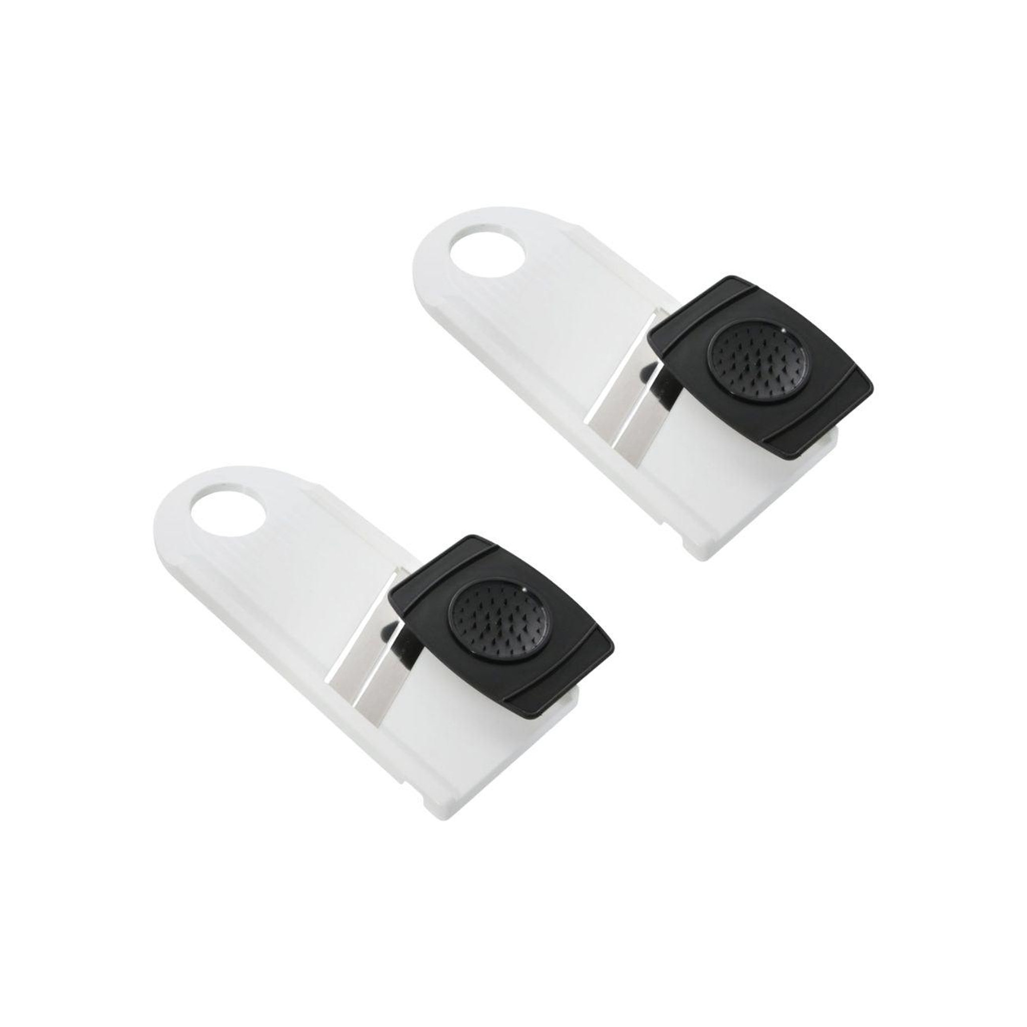 Fackelmann Ensemble de 2 Mandolines de cuisine manuelle double lame avec protège main Fackelmann Basic