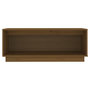 Voir la diapositive 3 : VIDAXL Meuble TV Marron miel 90x35x35 cm Bois de pin massif