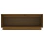 Voir la diapositive 3 : VIDAXL Meuble TV Marron miel 90x35x35 cm Bois de pin massif