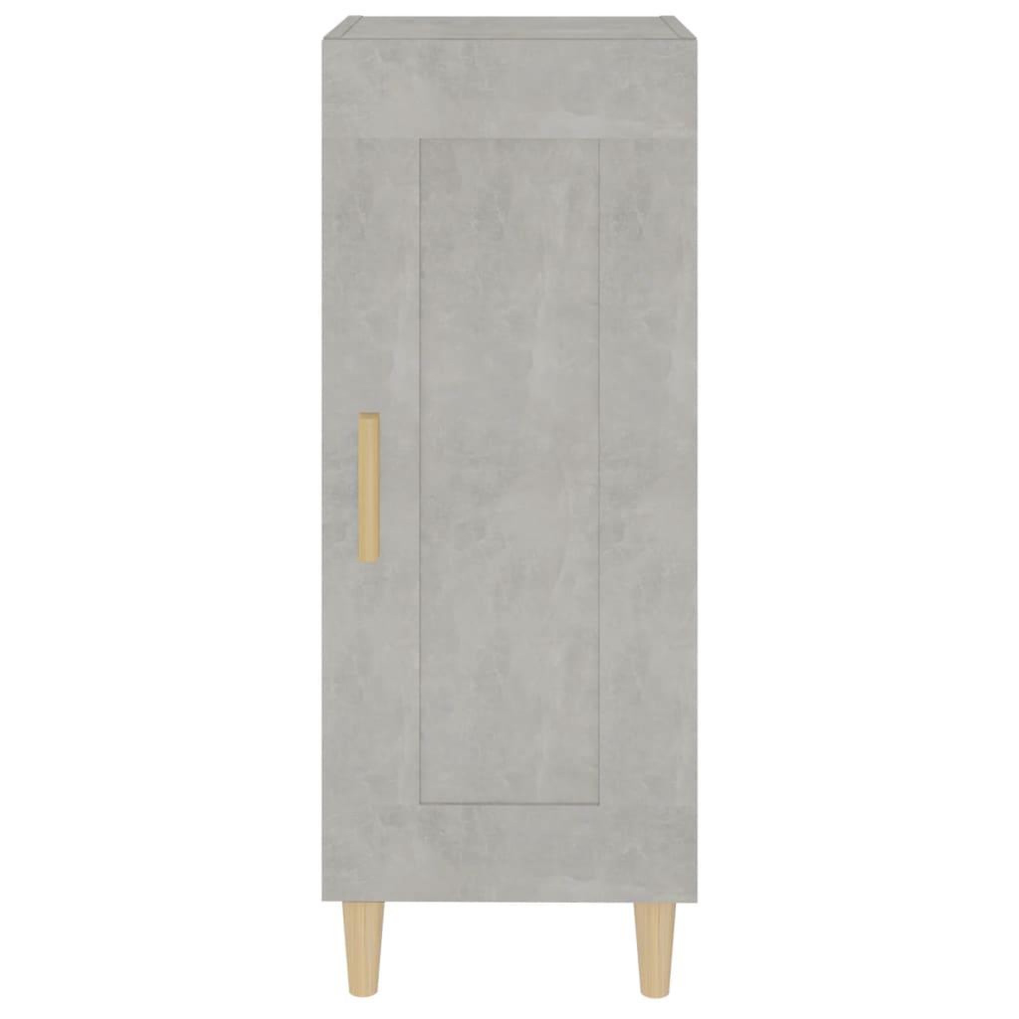 Voir la diapositive 5 : VIDAXL Buffet Gris beton 34,5x34x90 cm Bois d'ingenierie