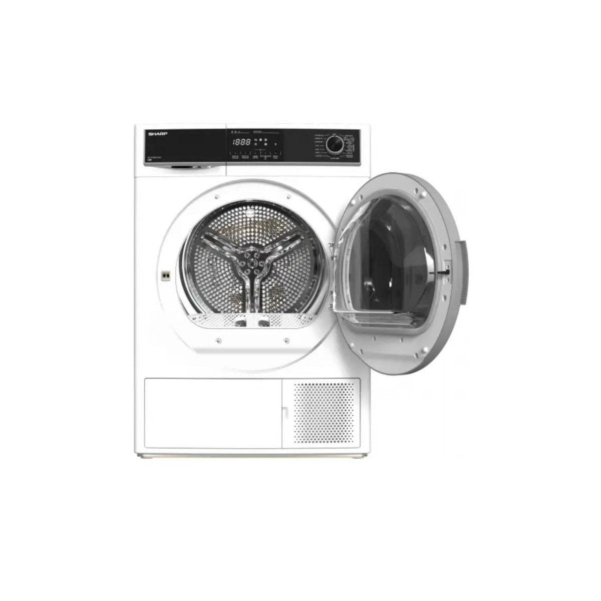Sharp Sèche-linge pompe à chaleur à condensation 60cm 8kg blanc - KDHHH8S7GW21