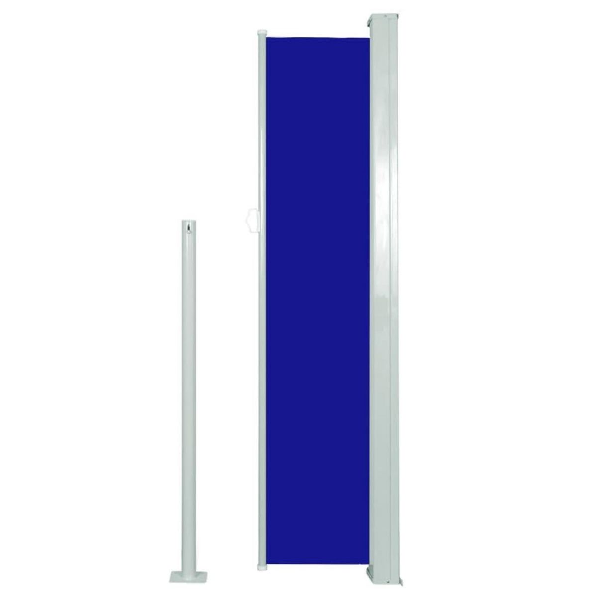 VIDAXL Auvent lateral retractable de patio 140x300 cm Bleu