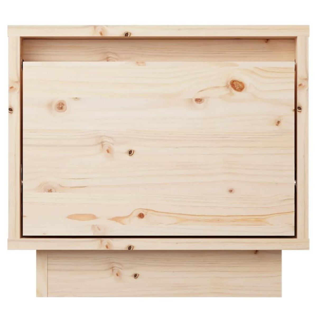 VIDAXL Table de chevet 35x34x32 cm Bois de pin solide