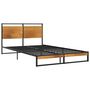 Voir la diapositive 2 : VIDAXL Cadre de lit sans matelas metal 120x200 cm
