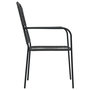 Voir la diapositive 4 : VIDAXL Chaises de jardin lot de 2 Corde en coton et acier Noir